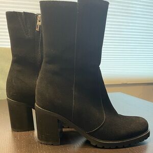 La CANADIENNE Peppa Black Suede Boots